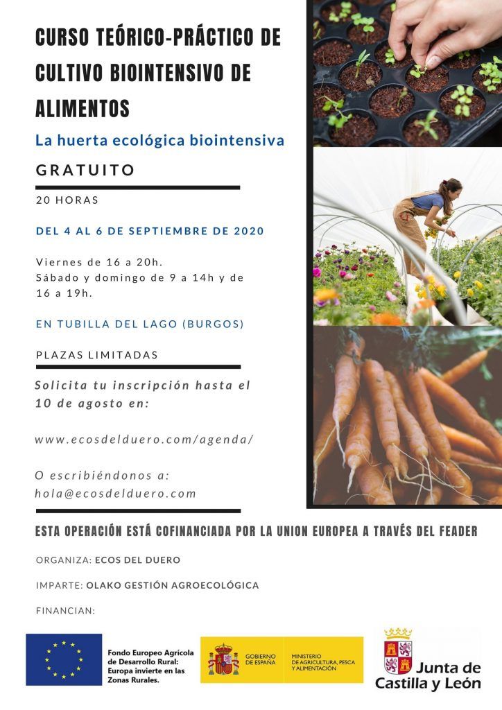 Curso de cultivo biointensivo de alimentos