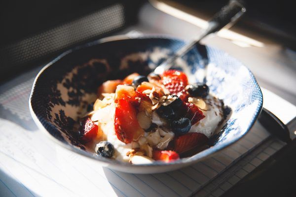 bol frutos rojos yogur